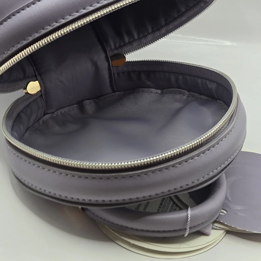 New Monat Purple Travel Case with Tags-Stylish & Portable for On-The-Go Storage